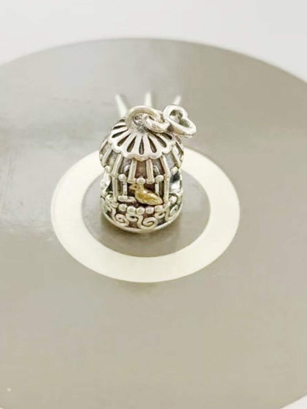 Pandora Birdcage Charm Songbird Charm Pendant S925 sterling silver gift
